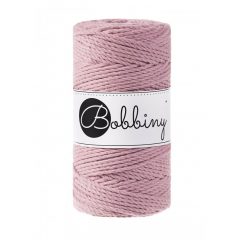 Bobbiny 3PLY točený makramé špagát 3mm DUSTY PINK