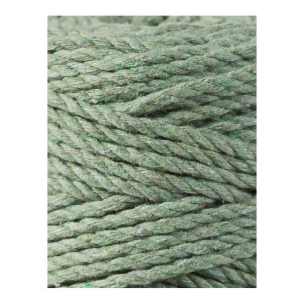 Bobbiny 3PLY točený makramé špagát 3mm EUCALYPTUS GREEN