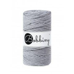 Bobbiny 3PLY točený makramé špagát 3mm SILVER