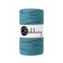 Bobbiny 3PLY točený makramé špagát 3mm TEAL