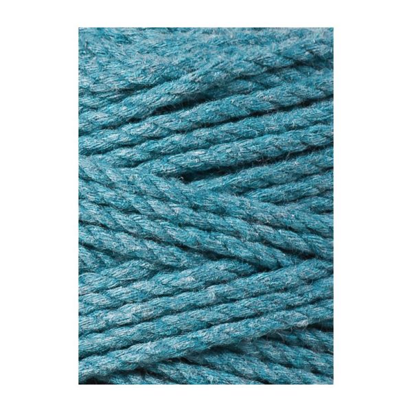 Bobbiny 3PLY točený makramé špagát 3mm TEAL