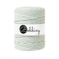 Bobbiny 3PLY točený makramé špagát 5mm MILKY GREEN