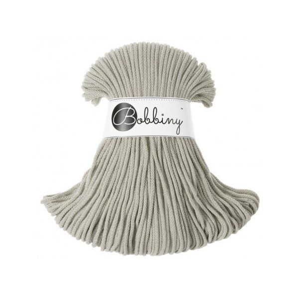 Bobbiny pletená makramé šnúra 3mm BEIGE