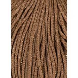 Bobbiny pletená makramé šnúra 3mm GOLDEN CARAMEL