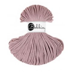 Bobbiny pletená makramé šnúra 3mm MAUVE