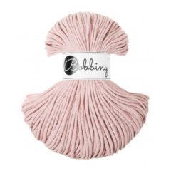 Bobbiny pletená makramé šnúra 3mm PASTEL PINK