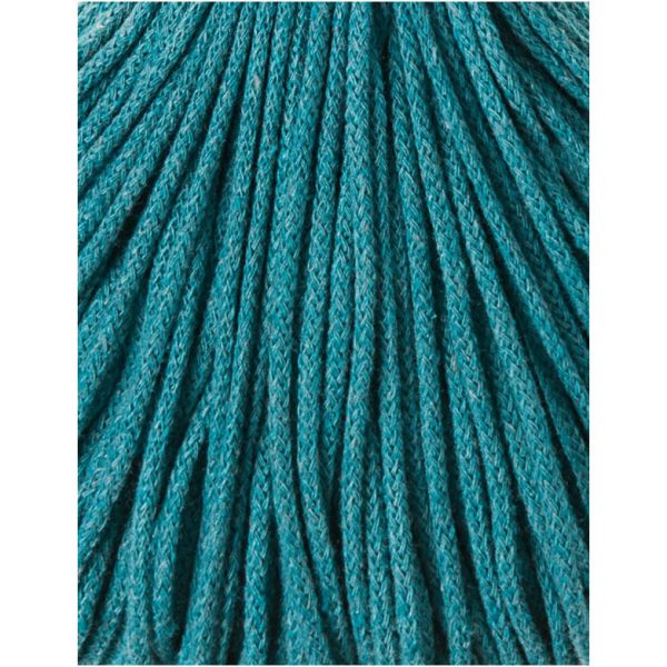 Bobbiny pletená makramé šnúra 3mm TEAL