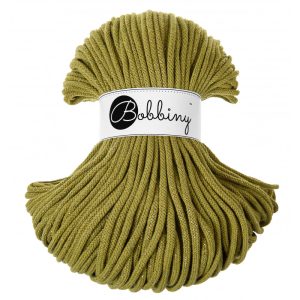Bobbiny pletená makramé šnúra 5mm GOLDEN KIWI
