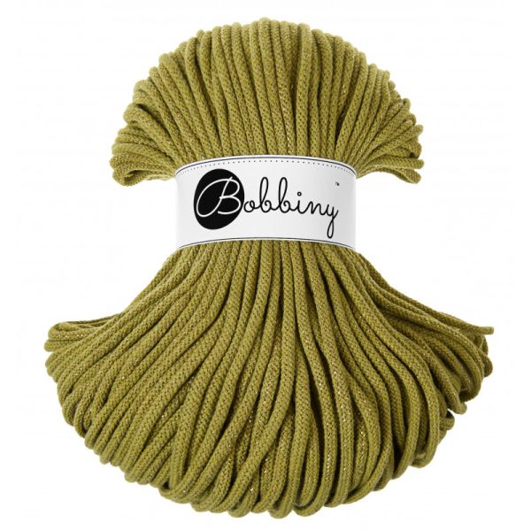 Bobbiny pletená makramé šnúra 5mm GOLDEN KIWI