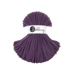 Bobbiny pletená makramé šnúra 5mm VIOLET