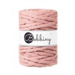 Bobbiny točený makramé špagát 9mm BLUSH