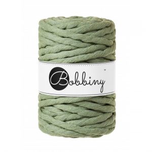 Bobbiny točený makramé špagát 9mm EUCALYPTUS GREEN
